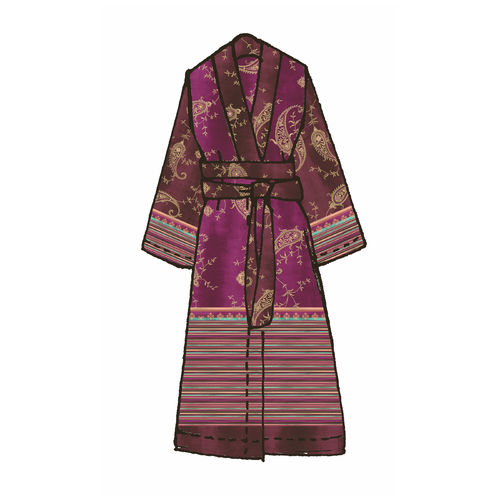 Bassetti Kimono Gradara K1 Violett S-M