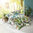 Fleuresse Bed Art S Mako Satin Bettwäsche Exotic Green Exotic 9 135x200+80x80